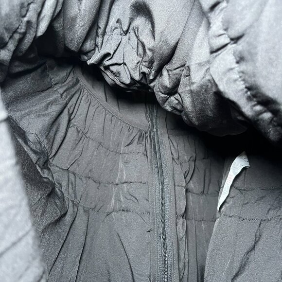 Club L London Pepper Black Polka Dot Strapless Ruffled Mini Dress Size 6 - Picture 10 of 13